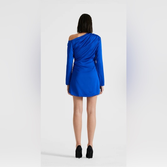 A.L.C. Jamie Dress in Cyan - Picture 3 of 5